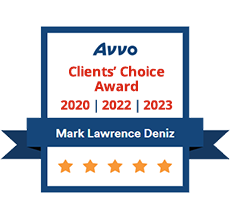 AVVO Clients' Choice Award 2020 | 2022 | 2023 | Mark Lawrence Deniz | 5 Stars
